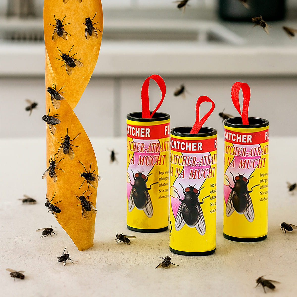 Trampas Adhesivas para Moscas F888 Cantidad